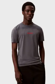 Мужская серая футболка BASELAYER Серый XL Calvin Klein LVGMS5K188