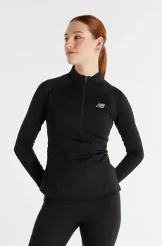 Женский черный реглан Heat Grid Черный XL New Balance WT43200BK