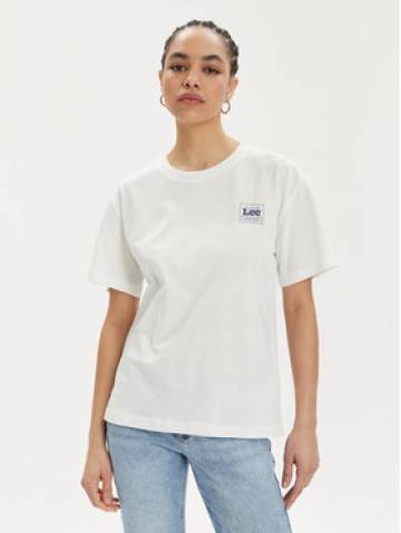 Lee Футболка 112350206 Écru Relaxed Fit Lee Футболка 112350206 Écru Relaxed Fit