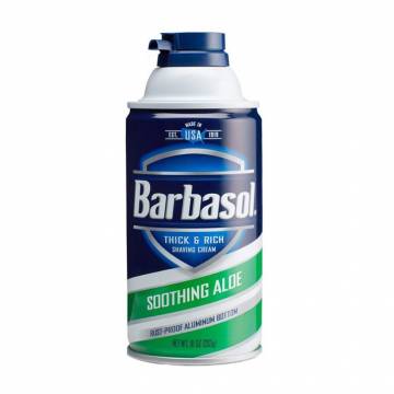 Мужская пена для бритья Barbasol Thick & Rich Shave Cream Soothing Aloe, 283 г Мужская пена для бритья Barbasol Thick & Rich Shave Cream Soothing Aloe, 283 г