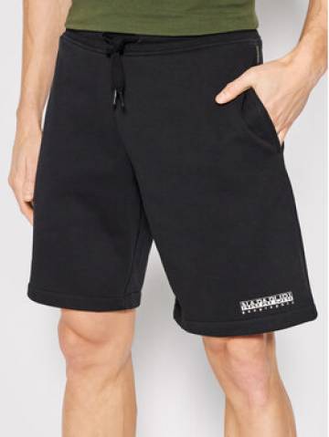 Napapijri Спортивні шорти Box NP0A4GAO Чорний Regular Fit Napapijri Спортивні шорти Box NP0A4GAO Чорний Regular Fit