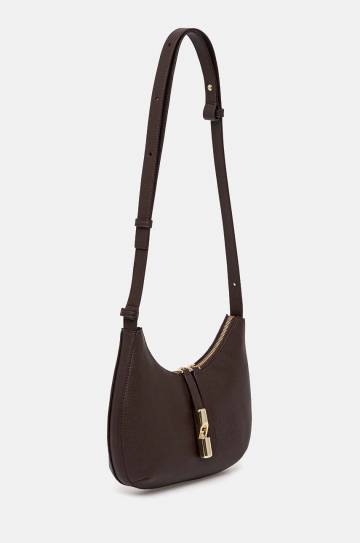 Кожаная сумочка Furla цвет коричневый WB01500.BX3353.2460S Кожаная сумочка Furla цвет коричневый WB01500.BX3353.2460S