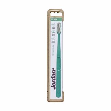 Зубная щетка Jordan Green Clean средней жесткости, зеленая, 1 шт Зубная щетка Jordan Green Clean средней жесткости, зеленая, 1 шт