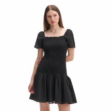 Cropp - Чорна міні-сукня - чорний Cropp - Чорна міні-сукня - чорний
