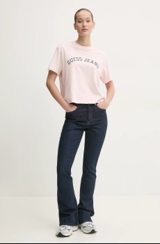 Хлопковая футболка Guess Jeans