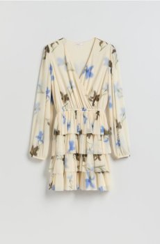 Reserved - Сукня-міні з оборками - різнобарвний - 681HS-MLC