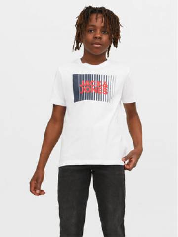 Jack&Jones Junior Футболка Corp Logo 12257365 Білий Standard Fit Jack&Jones Junior Футболка Corp Logo 12257365 Білий Standard Fit