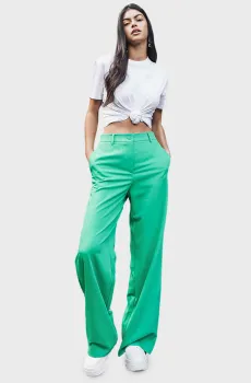 Женские зеленые брюки Зеленый 36 Tally Weijl SPAPEKINNI5