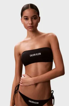 Женский черный топ BANDEAU Черный M Calvin Klein LV00Q61223