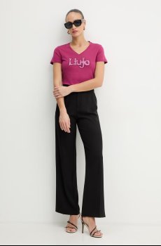 Хлопковая футболка Liu Jo