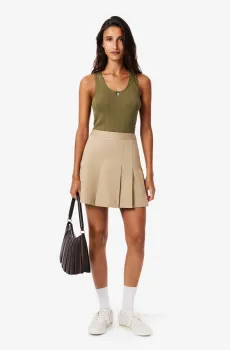 Женская бежевая юбка Бежевый 40 Lacoste JF800102S