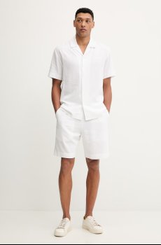 Шорты с добавлением льна Emporio Armani Underwear