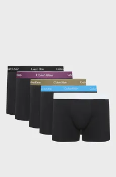 Мужские черные боксеры (5 шт) RELAXED Черный XL Calvin Klein LV00NB4437