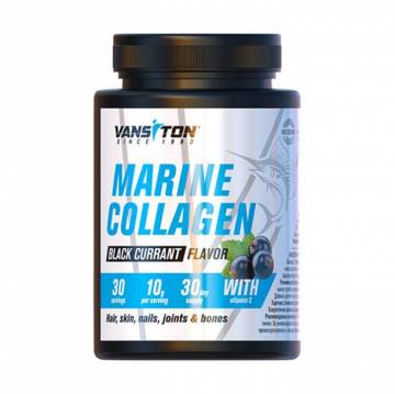 Морской коллаген Vansiton Marine Collagen Черная смородина, в порошке, 300 г