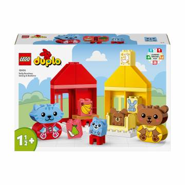 Конструктор LEGO Duplo My First Повседневные процедуры: Время ужина и сна, 28 деталей, от 1.5 года (10414) Конструктор LEGO Duplo My First Повседневные процедуры: Время ужина и сна, 28 деталей, от 1.5 года (10414)