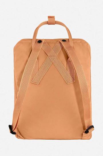 Рюкзак Fjallraven Kanken цвет оранжевый большой с аппликацией F23510.241-241 Рюкзак Fjallraven Kanken цвет оранжевый большой с аппликацией F23510.241-241