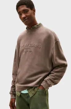 Мужской коричневый свитшот 90S NEW CLASSICS Коричневый L Tommy Jeans DM0DM22363