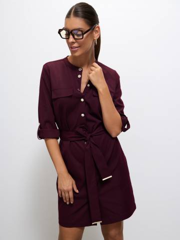 Mohito - Сукня-сорочка міні - каштановий - 46