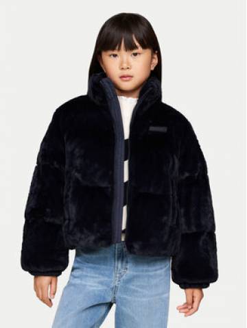 Tommy Hilfiger Шуба New York KG0KG08369 Cиній Loose Fit Tommy Hilfiger Шуба New York KG0KG08369 Cиній Loose Fit