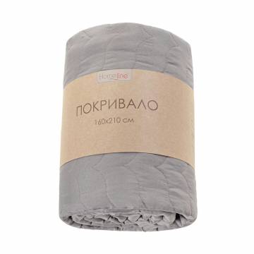Стеганое покрывало Home Line кофейное, 160*210 см (178203)