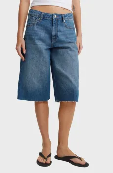 Женские синие джинсовые шорты Синий 38 SPRINGFIELD 3083332