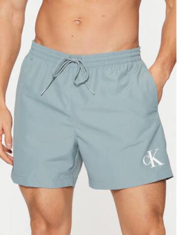 Calvin Klein Swimwear Шорти для плавання KM0KM01161 Зелений Regular Fit Calvin Klein Swimwear Шорти для плавання KM0KM01161 Зелений Regular Fit