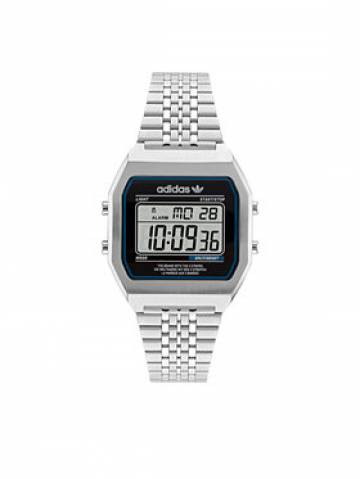 adidas Originals Годинник Street Digital Two AOST22072 Срібний adidas Originals Годинник Street Digital Two AOST22072 Срібний