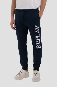 Мужские темно-синие спортивные брюки Синий M Replay M9941 .000.22890P