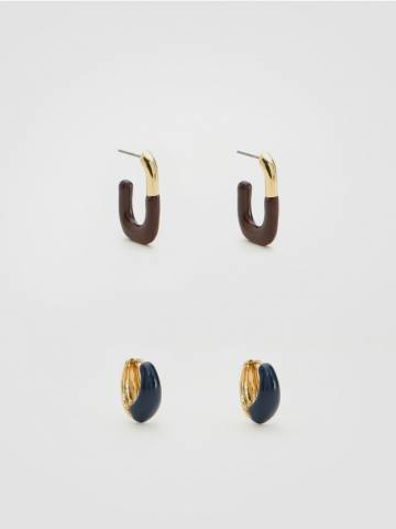 Reserved - Набір сережок - різнобарвний - 423FD-MLC