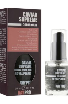 Уценка! Защитный флюид KayPro Caviar Supreme Royal Pearls для окрашенных и химически обработанных волос, 30 мл
