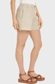 Женские бежевые шорты 1985 CO PULL ON Бежевый 36 Tommy Hilfiger WW0WW38729