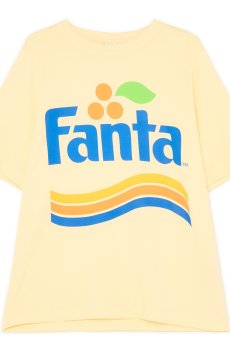 Cropp - Футболка оверсайз із принтом Fanta - кремовий