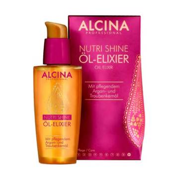 Уценка! Питательное масло-эликсир для волос Alcina Nutri Shine Oil Elixir, 50 мл Уценка! Питательное масло-эликсир для волос Alcina Nutri Shine Oil Elixir, 50 мл