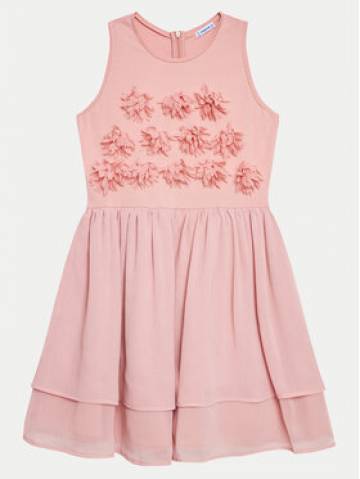 Mayoral Повсякденна сукня 06968 Рожевий Regular Fit