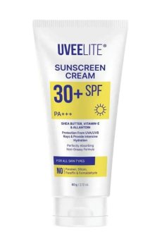 Увлажняющий солнцезащитный крем для лица и тела Uveelite Sunscreen Cream, SPF 30+ PA+++, для всех типов кожи, 60 г