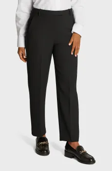 Женские черные брюки PUNTO SLIM STRAIGHT PANT Черный XS Tommy Hilfiger WW0WW44090