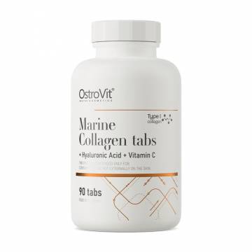 Морской коллаген с гиалуроновой кислотой и витамином С OstroVit Marine Collagen + Hyaluronic Acid + Vitamin C, 90 таблеток Морской коллаген с гиалуроновой кислотой и витамином С OstroVit Marine Collagen + Hyaluronic Acid + Vitamin C, 90 таблеток