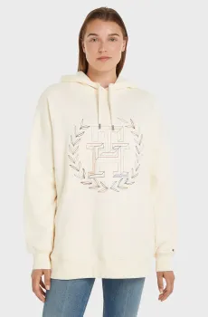 Женское белое худи RLX MULTI COL LAUREL Белый XS Tommy Hilfiger WW0WW41263