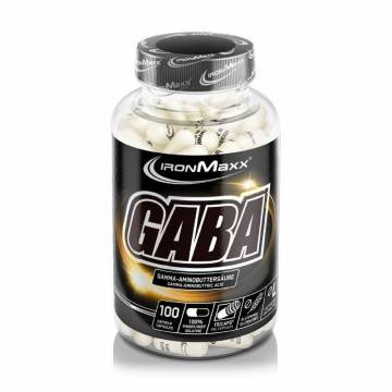 Гамма-аминомасляная кислота IronMaxx GABA ГАМК, 100 капсул Гамма-аминомасляная кислота IronMaxx GABA ГАМК, 100 капсул