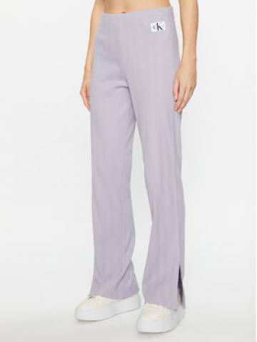 Calvin Klein Jeans Штани з тканини J20J221597 Фіолетовий Regular Fit Calvin Klein Jeans Штани з тканини J20J221597 Фіолетовий Regular Fit