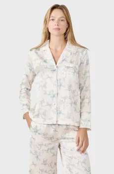 Женская белая рубашка с узором LYNNA Белый M Etam 6556193