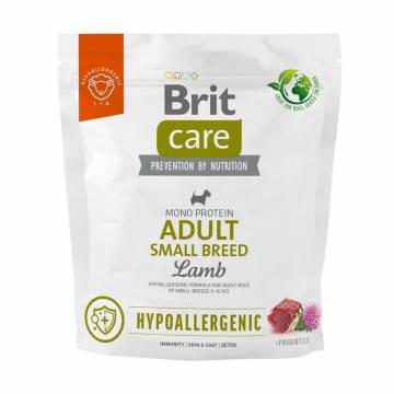 Сухой корм для собак малых пород Brit Care Adult Small Breed Hypoallergenic с ягненком, 1 кг Сухой корм для собак малых пород Brit Care Adult Small Breed Hypoallergenic с ягненком, 1 кг