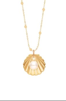 Позолоченное колье Lilou Shell
