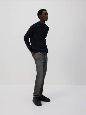 Reserved - Джинси slim із вареним ефектом - сірий - YQ352-90J Reserved - Джинси slim із вареним ефектом - сірий - YQ352-90J