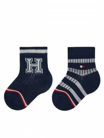 Tommy Hilfiger Набір 2 пар високих дитячих шкарпеток 701224996 Cиній Tommy Hilfiger Набір 2 пар високих дитячих шкарпеток 701224996 Cиній
