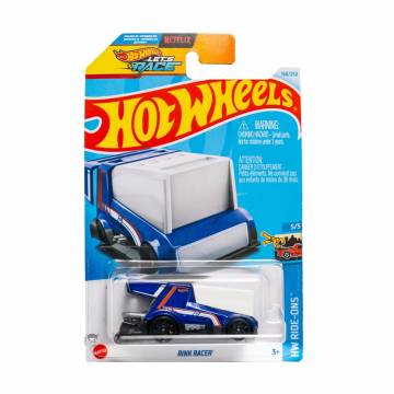 Базовый автомобиль Hot Wheels Rink Racer, сине-белая, от 3 лет, 11*3.5*11 см (5785)