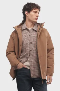 Мужская коричневая парка Коричневый L SPRINGFIELD 952081