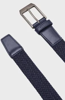 Мужской темно-синий ремень M Braided Golf Belt Синий M Under Armour 1387746-410