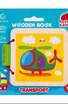 Деревянная книжечка Roter Kafer Транспорт, от 1 года (RW3034)