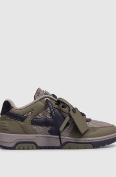 Комбинированные кроссовки Slim Out Of Office цвета хаки